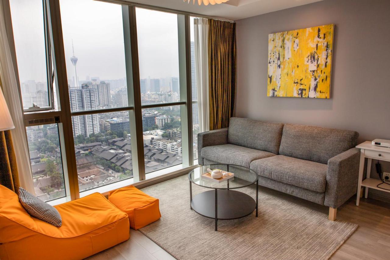 S6 Service Apartment（Chengdu Chunxi Road Taikoo Li Branch） Экстерьер фото